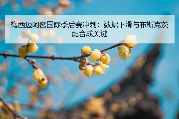 梅西迈阿密国际季后赛冲刺：数据下滑与布斯克茨配合成关键
